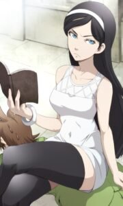 Illustration human furniture : une femme assise sur un homme servant de siège, lisant un livre avec indifférence